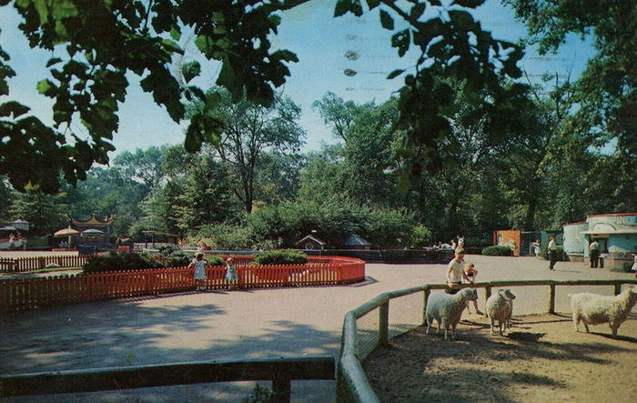 Belle Isle Childrens Zoo - Vintage Postcard (newer photo)